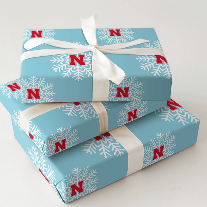 Husker Snowflake - Wrapping Paper - Aspen & Arlo