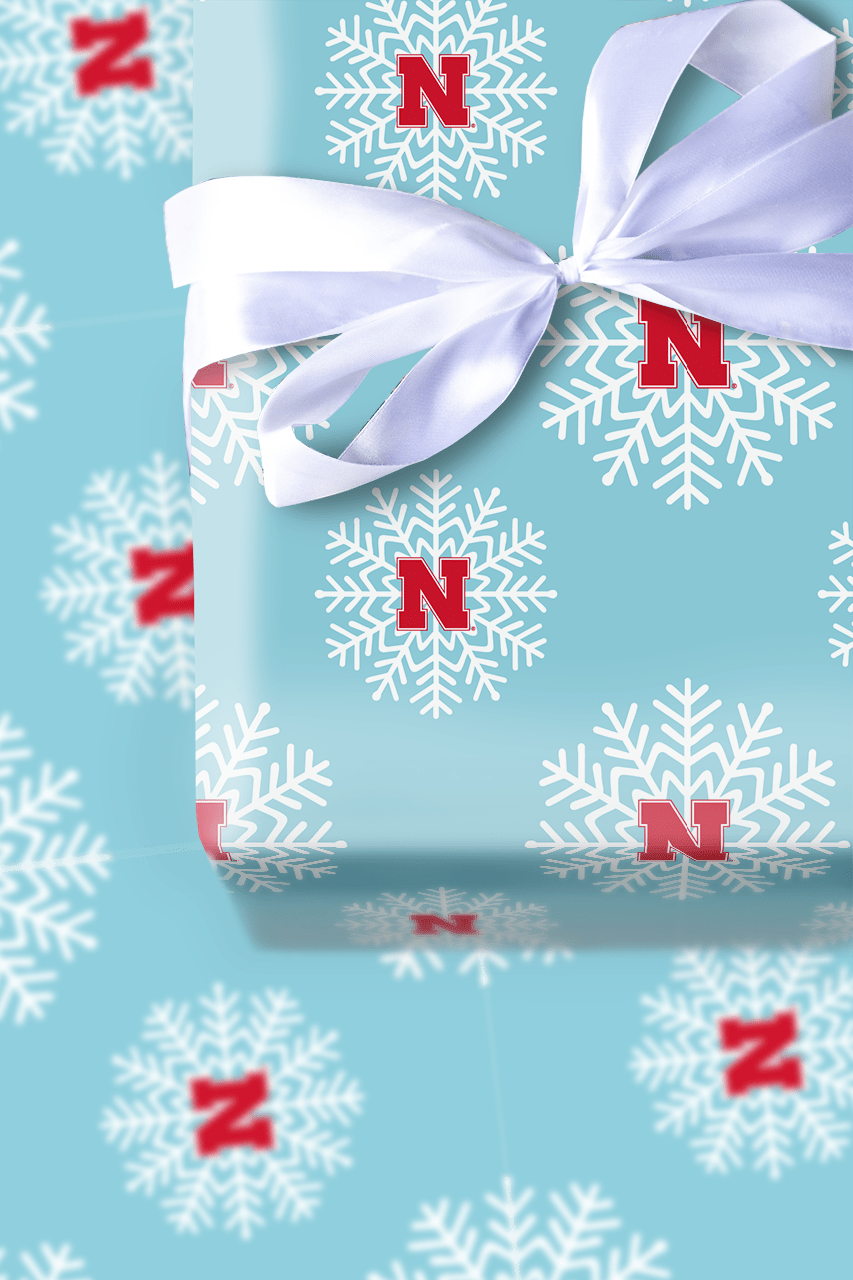Husker Snowflake - Wrapping Paper - Aspen & Arlo