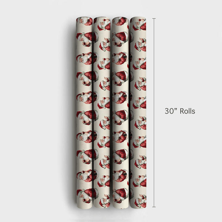 Santa Sommelier - Wrapping Paper - Aspen & Arlo