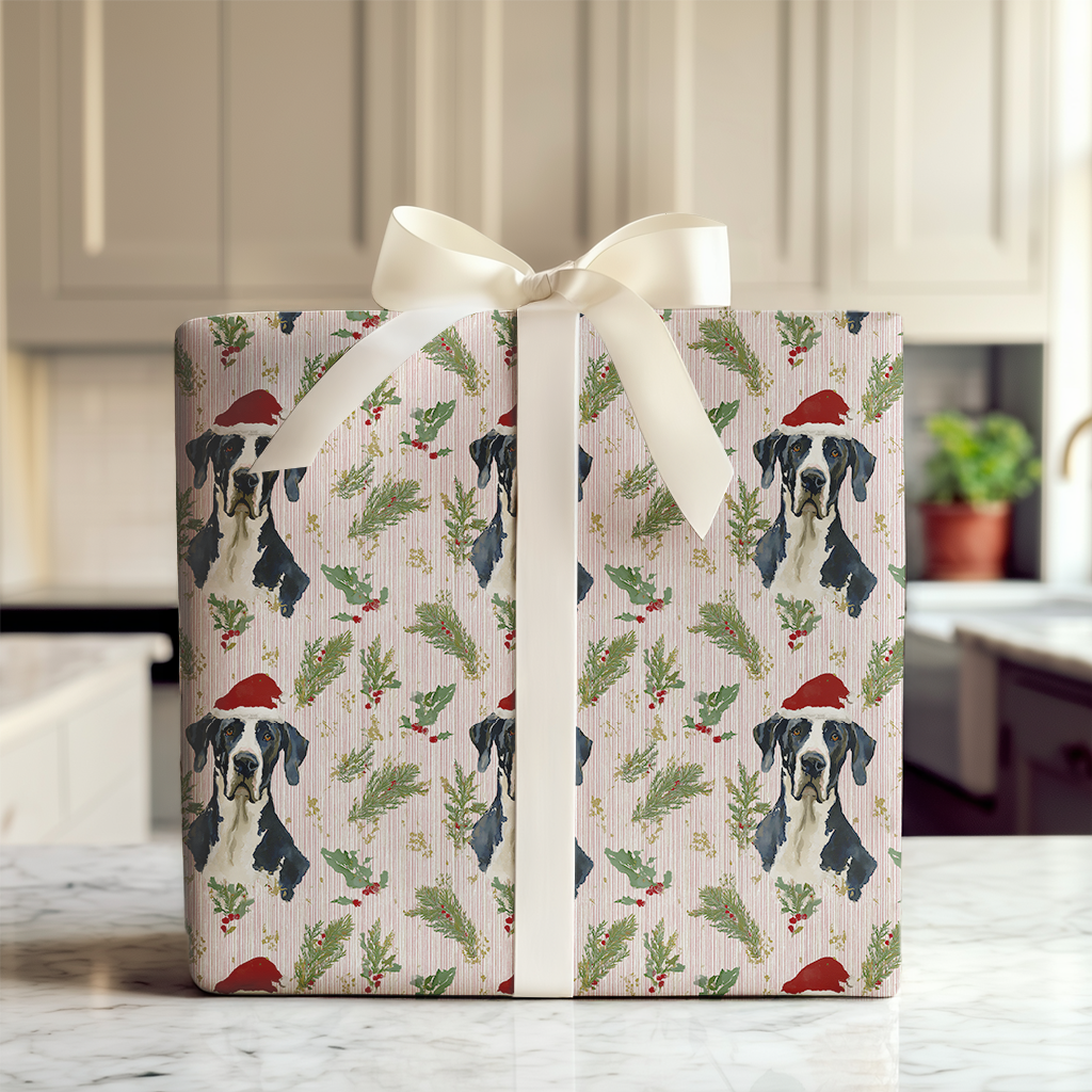 Great Dane Santa