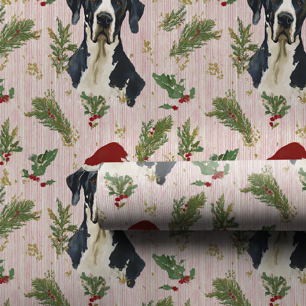 Great Dane Santa