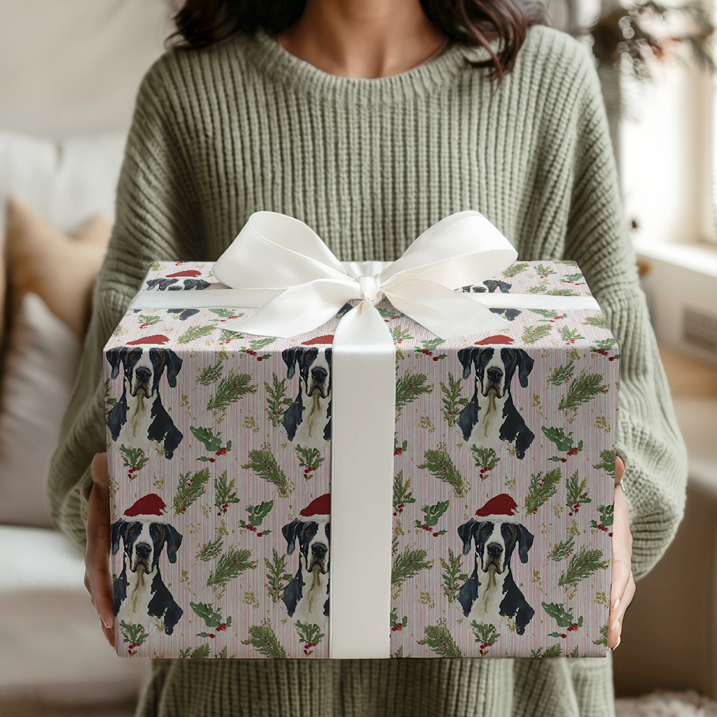 Great Dane Santa