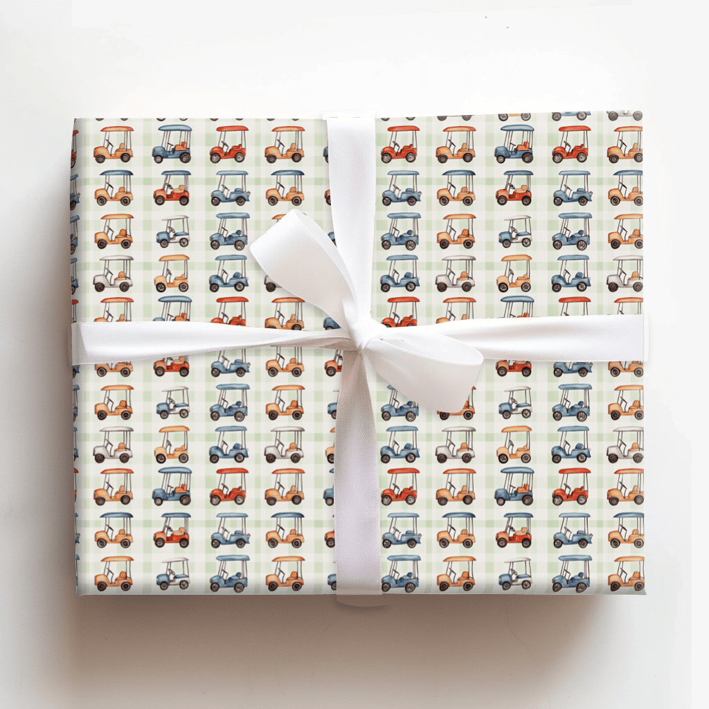 In Fairway Fashion - Wrapping Paper - Aspen & Arlo