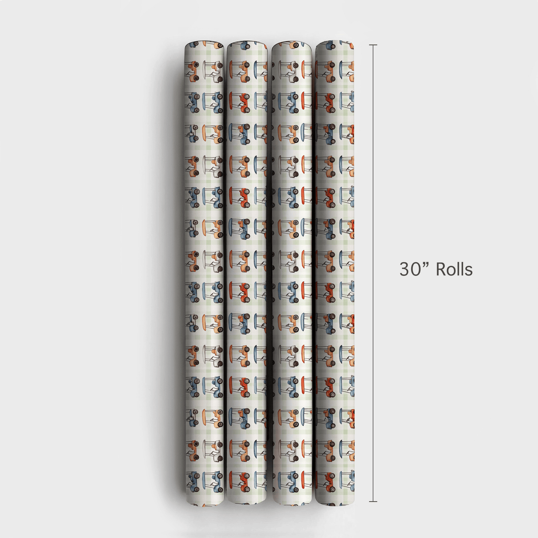In Fairway Fashion - Wrapping Paper - Aspen & Arlo