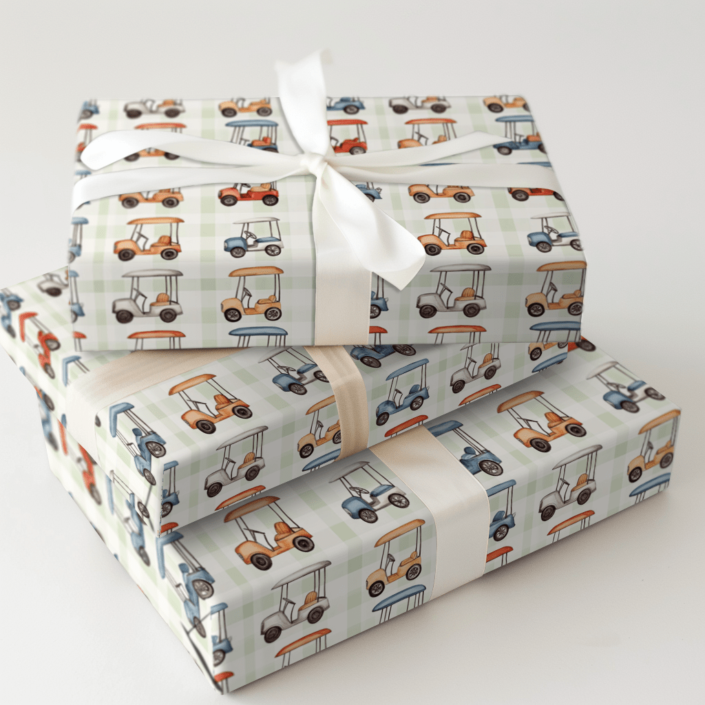 In Fairway Fashion - Wrapping Paper - Aspen & Arlo