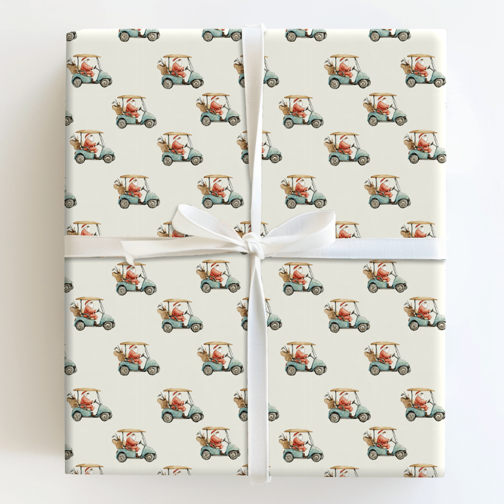 Clubs and Claus - Wrapping Paper - Aspen & Arlo