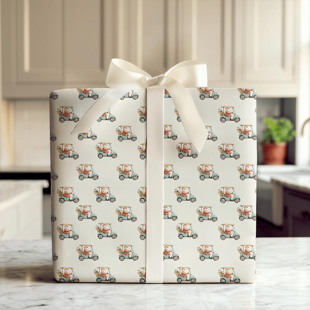 Clubs and Claus - Wrapping Paper - Aspen & Arlo