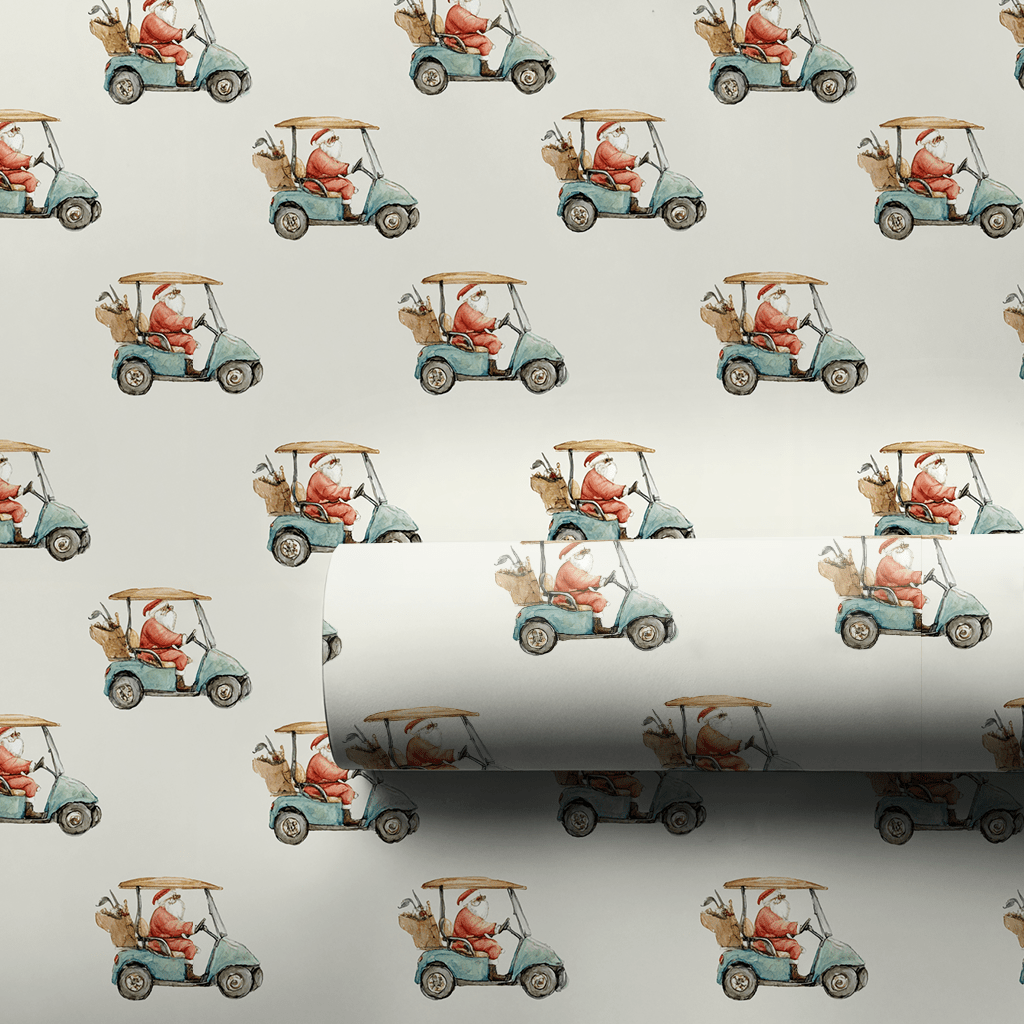 Clubs and Claus - Wrapping Paper - Aspen & Arlo