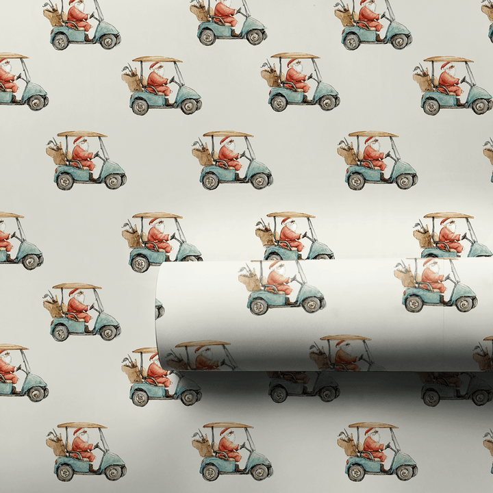 Clubs and Claus - Wrapping Paper - Aspen & Arlo
