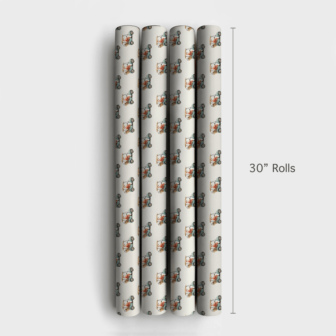 Clubs and Claus - Wrapping Paper - Aspen & Arlo