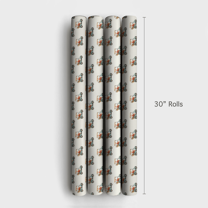 Clubs and Claus - Wrapping Paper - Aspen & Arlo