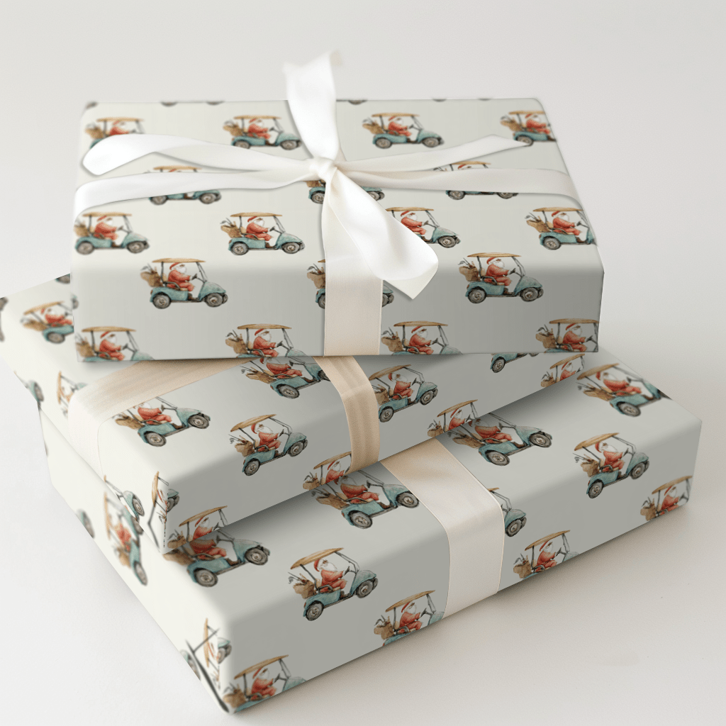 Clubs and Claus - Wrapping Paper - Aspen & Arlo