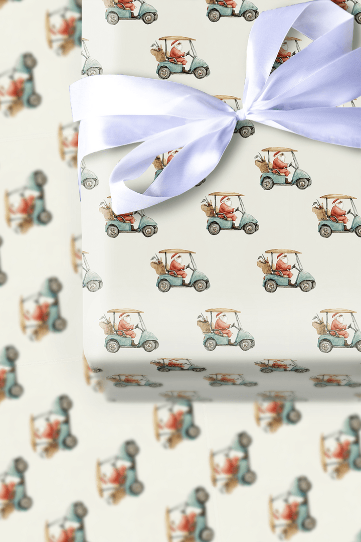 Clubs and Claus - Wrapping Paper - Aspen & Arlo