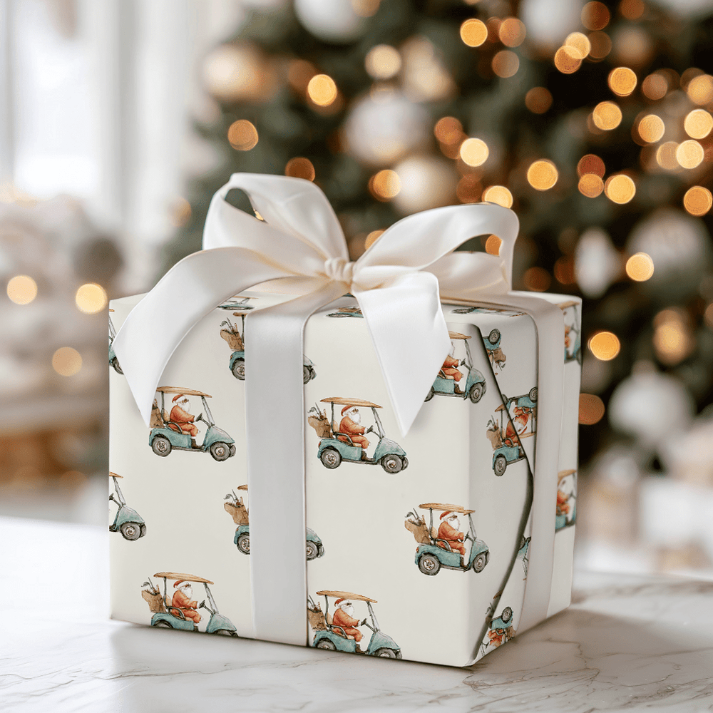 Clubs and Claus - Wrapping Paper - Aspen & Arlo