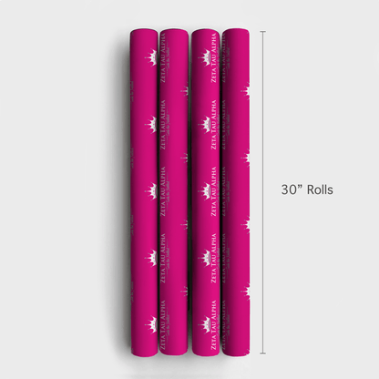 ZTA Crowned in Pink - Wrapping Paper - Aspen & Arlo