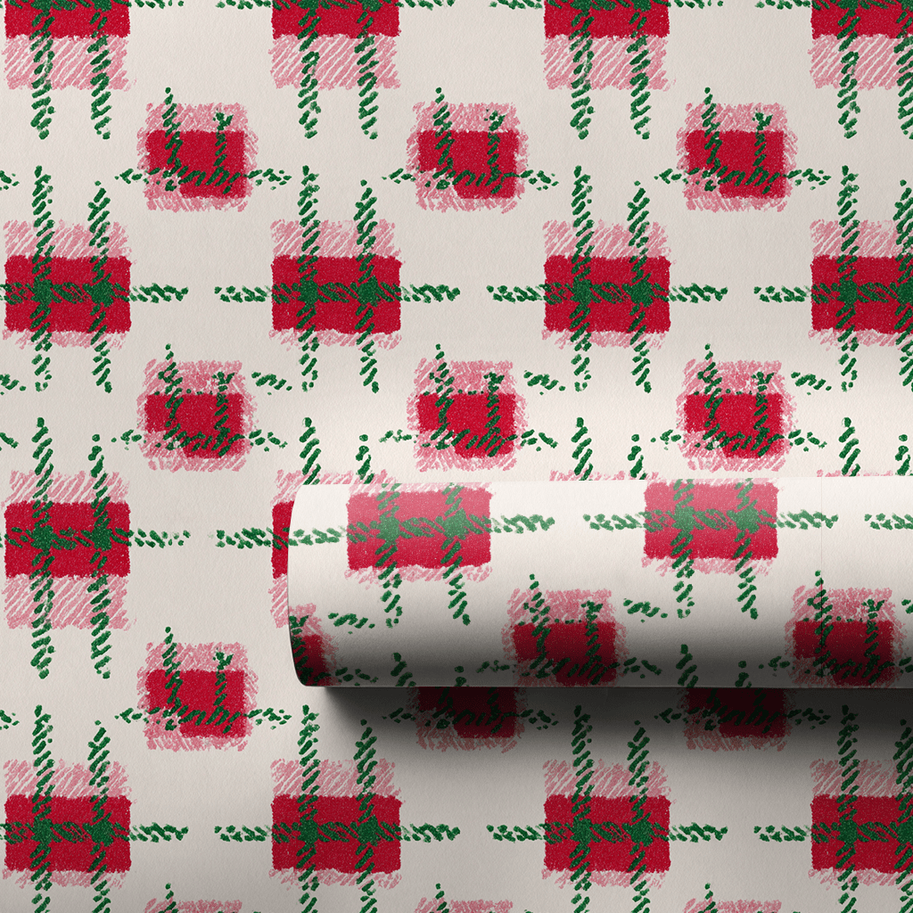 Jolly Plaid - Wrapping Paper - Aspen & Arlo