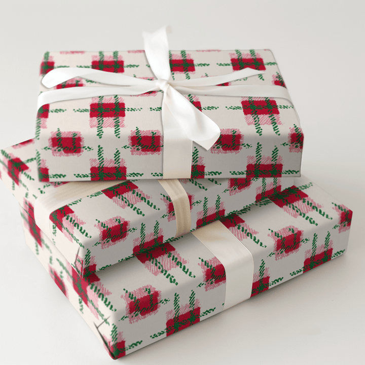 Jolly Plaid - Wrapping Paper - Aspen & Arlo