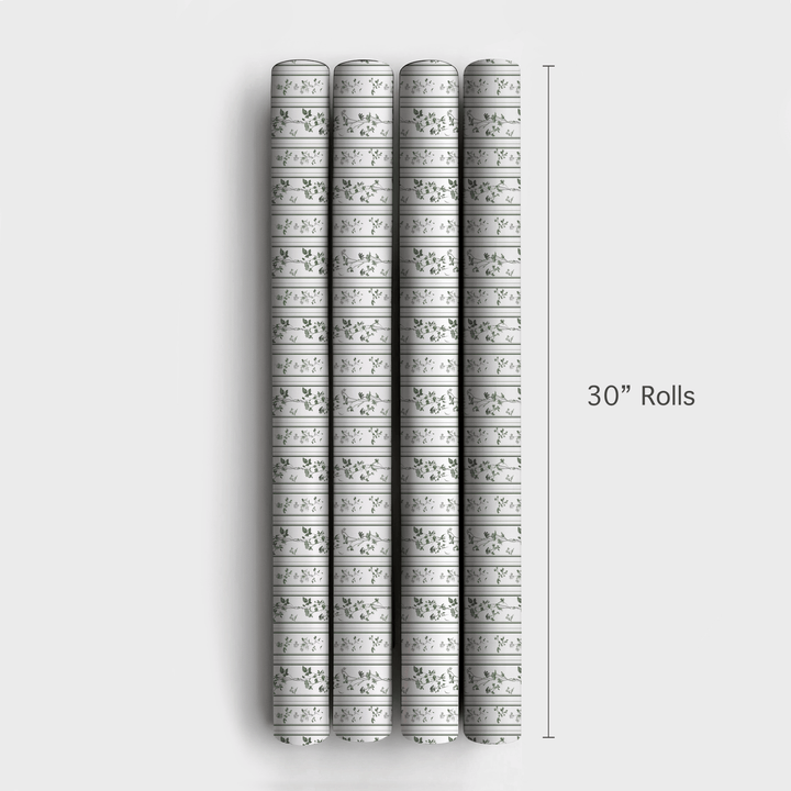 Vintage Greens - Wrapping Paper - Aspen & Arlo