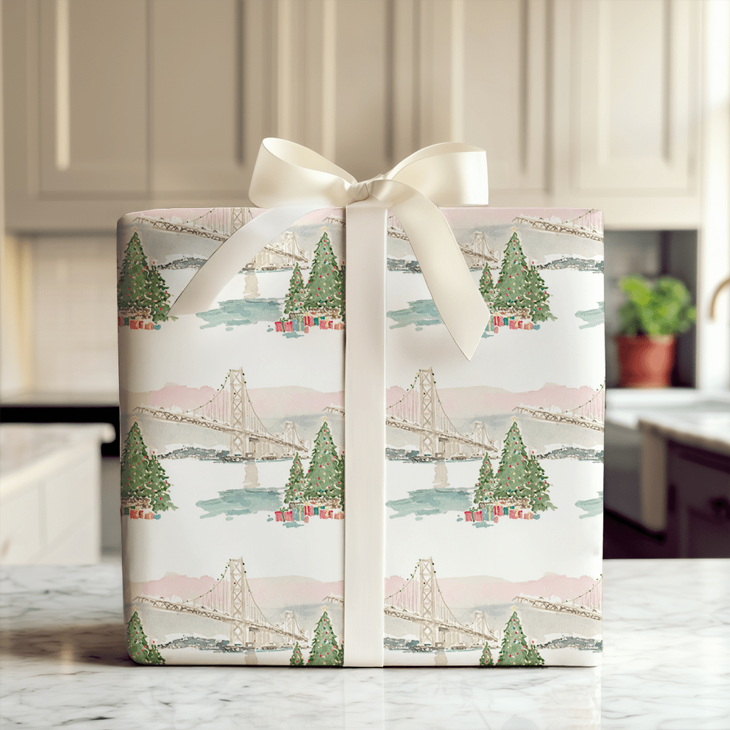 Golden Gate Garland - Wrapping Paper - Aspen & Arlo