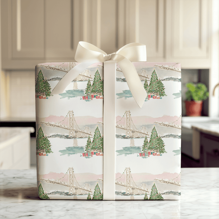 Golden Gate Garland - Wrapping Paper - Aspen & Arlo