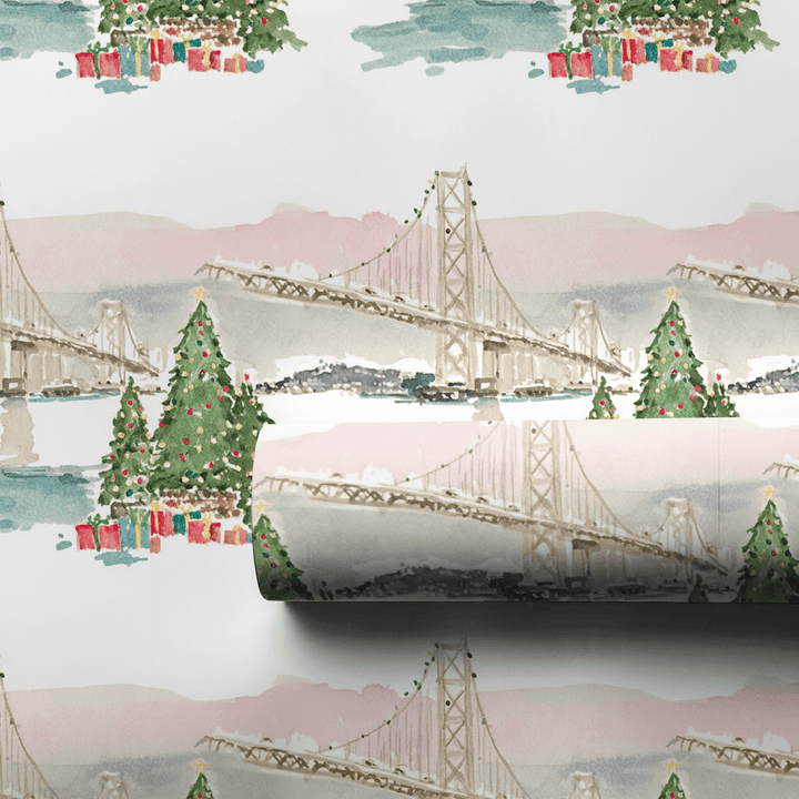 Golden Gate Garland - Wrapping Paper - Aspen & Arlo