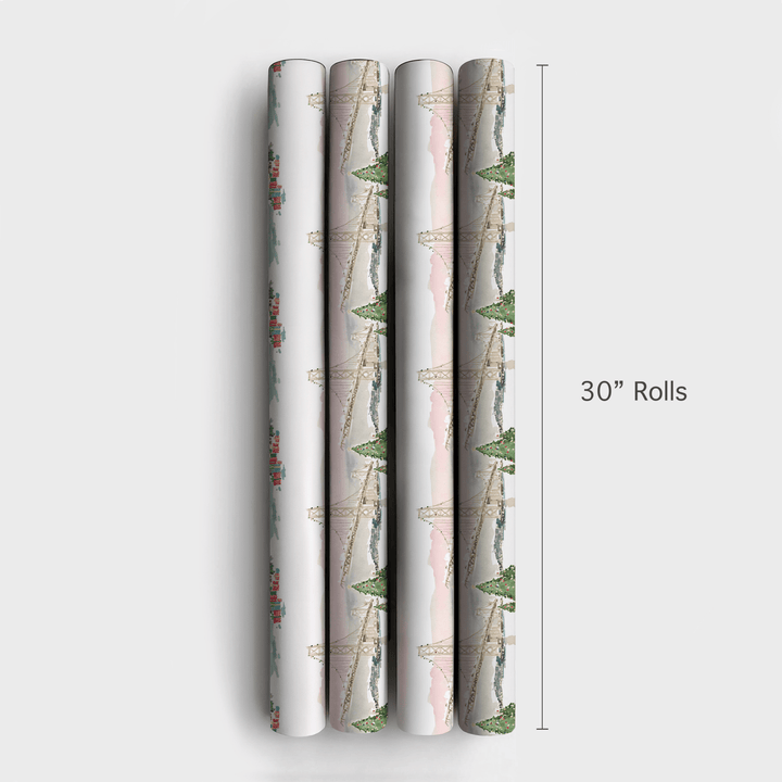 Golden Gate Garland - Wrapping Paper - Aspen & Arlo