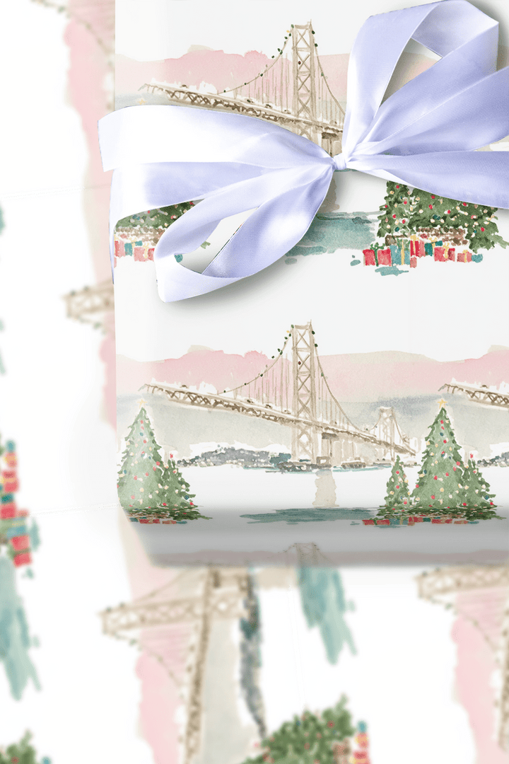Golden Gate Garland - Wrapping Paper - Aspen & Arlo