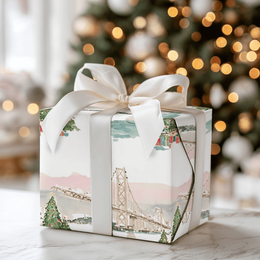 Golden Gate Garland - Wrapping Paper - Aspen & Arlo