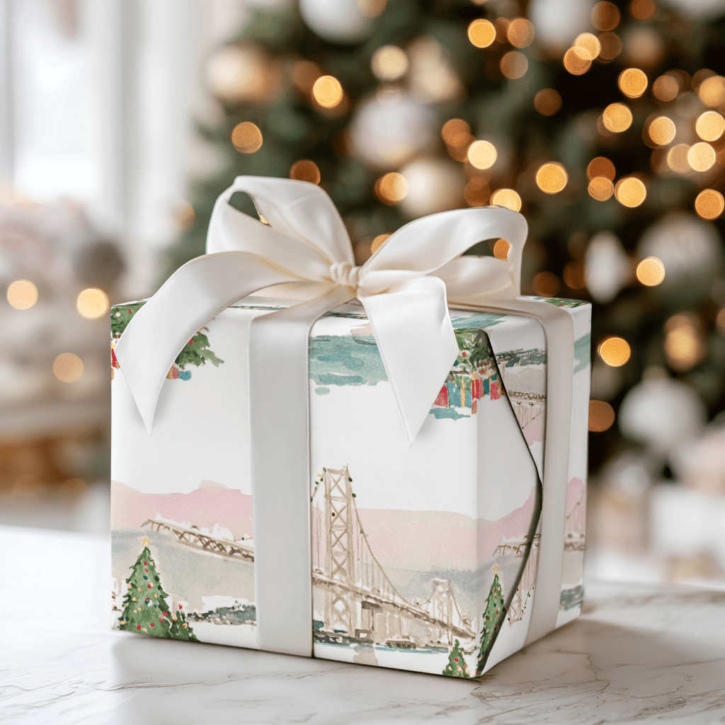 Golden Gate Garland - Wrapping Paper - Aspen & Arlo