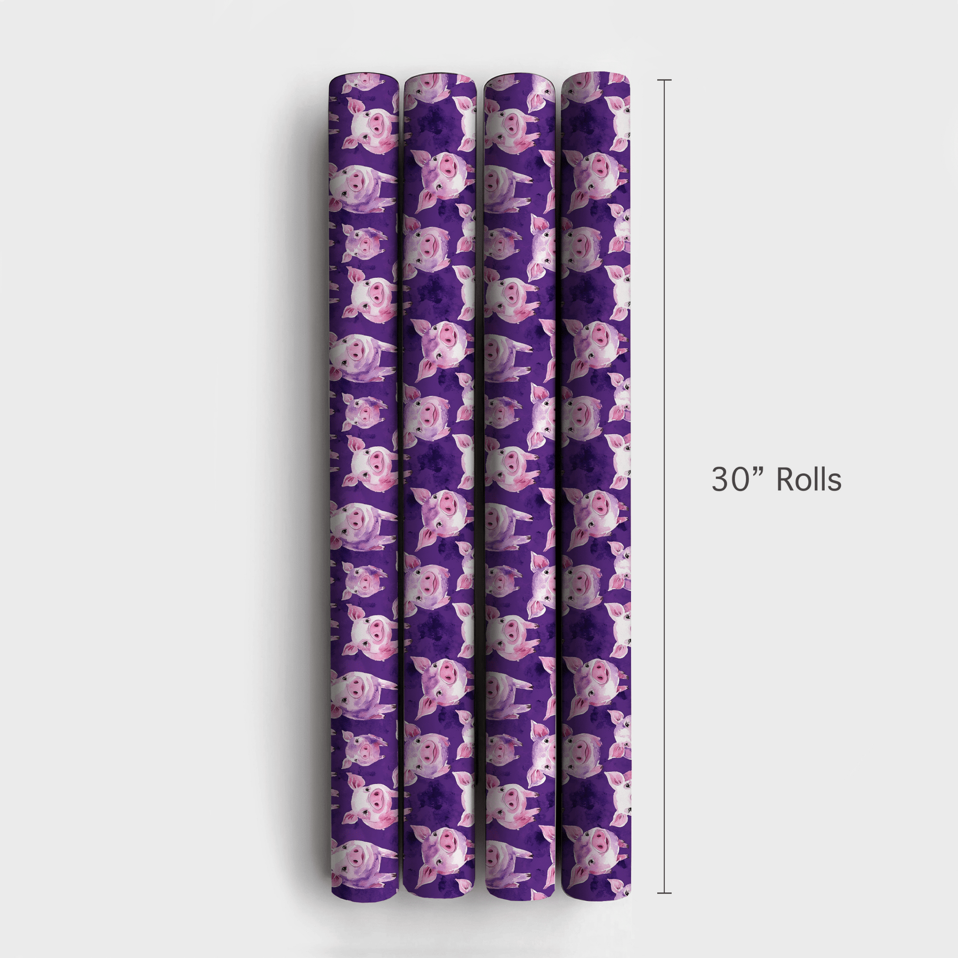 The Purple Pig - Wrapping Paper - Aspen & Arlo