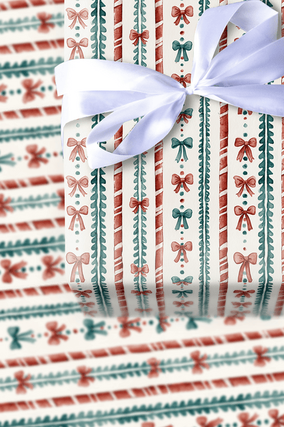 Ribbon & Pine - Wrapping Paper - Aspen & Arlo