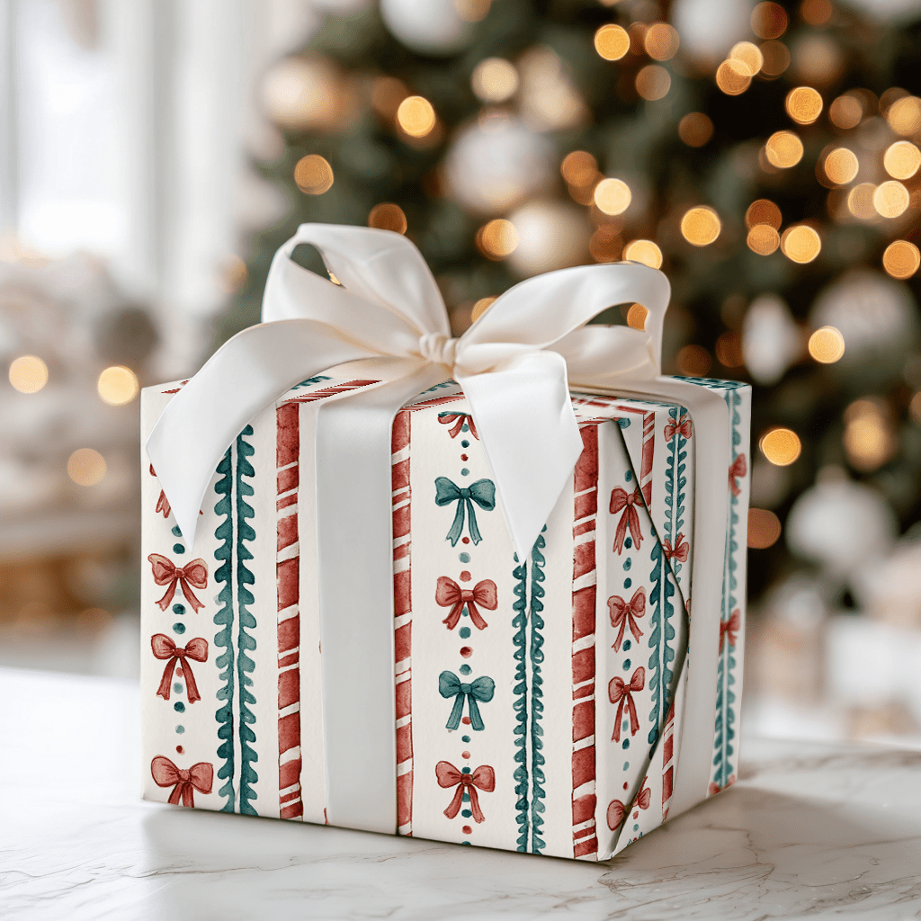 Ribbon & Pine - Wrapping Paper - Aspen & Arlo