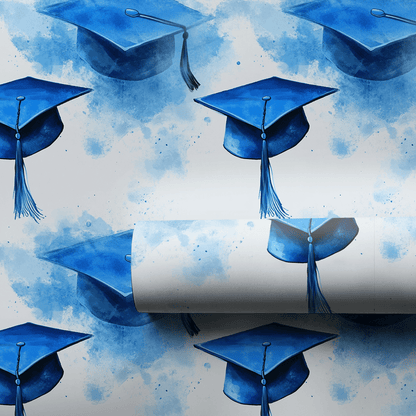 Noteworthy Blue - Wrapping Paper - Aspen & Arlo