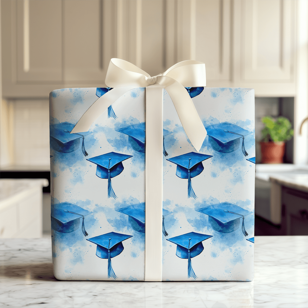 Noteworthy Blue - Wrapping Paper - Aspen & Arlo