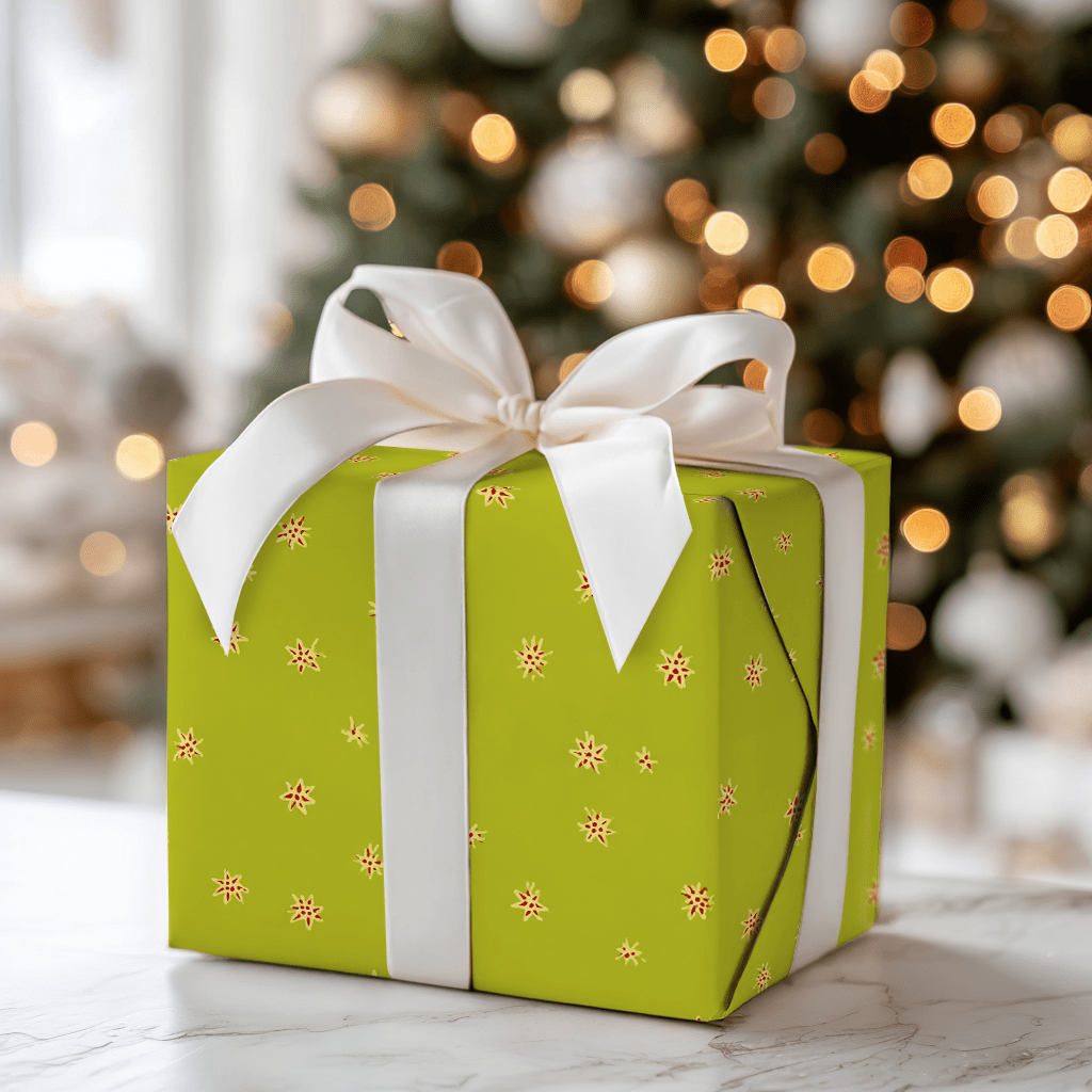 Lime Glee - Wrapping Paper - Aspen & Arlo
