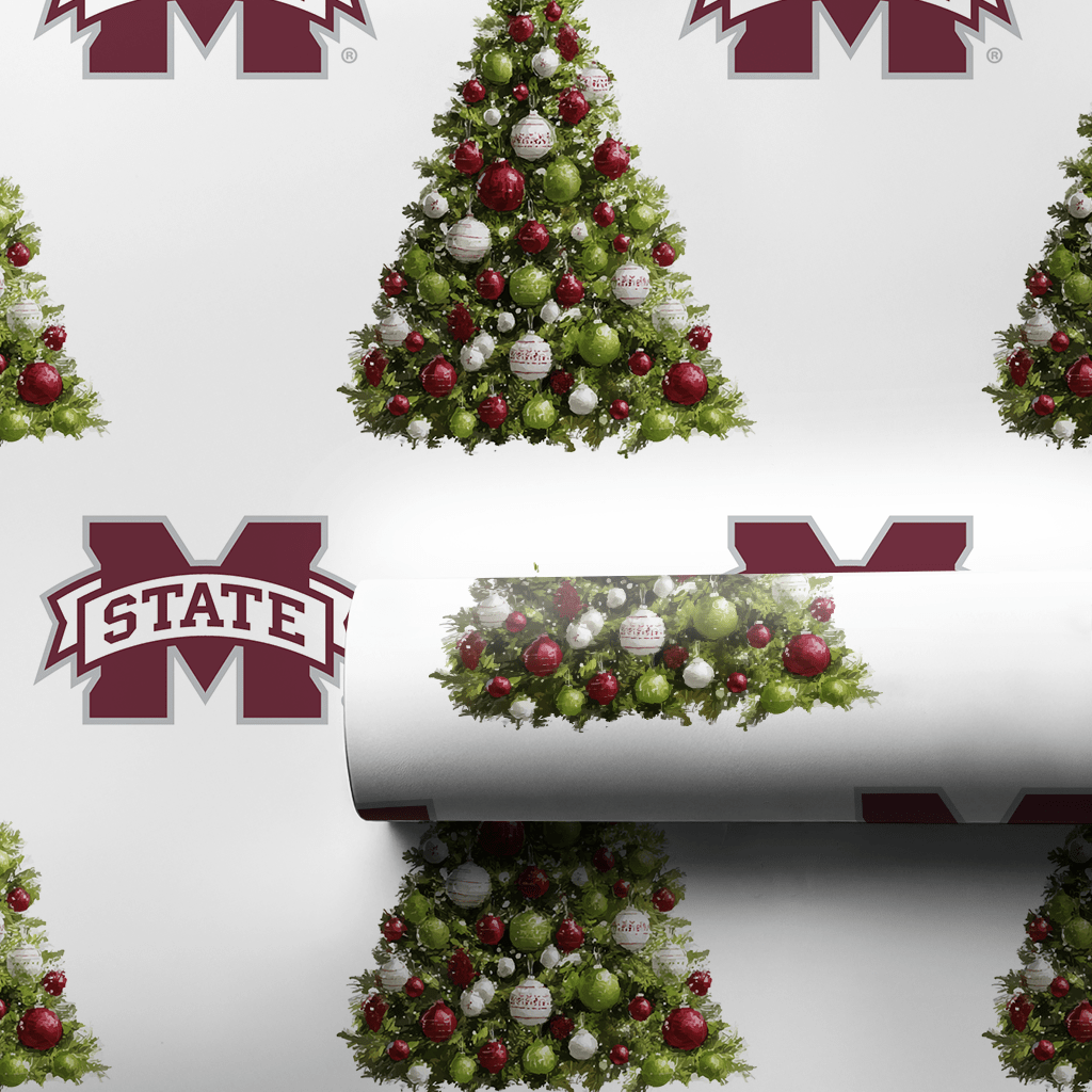 Hail State Fir - Wrapping Paper - Aspen & Arlo