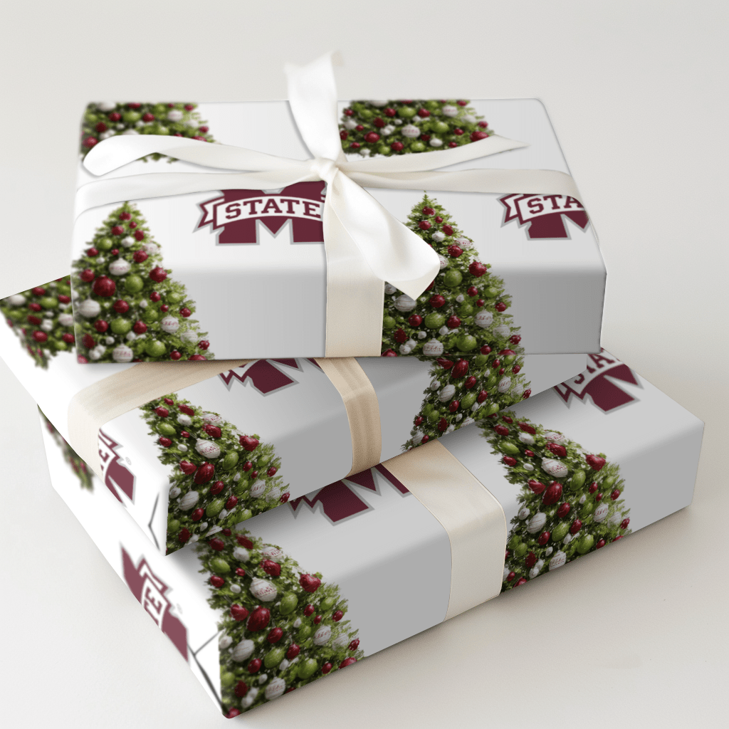 Hail State Fir - Wrapping Paper - Aspen & Arlo