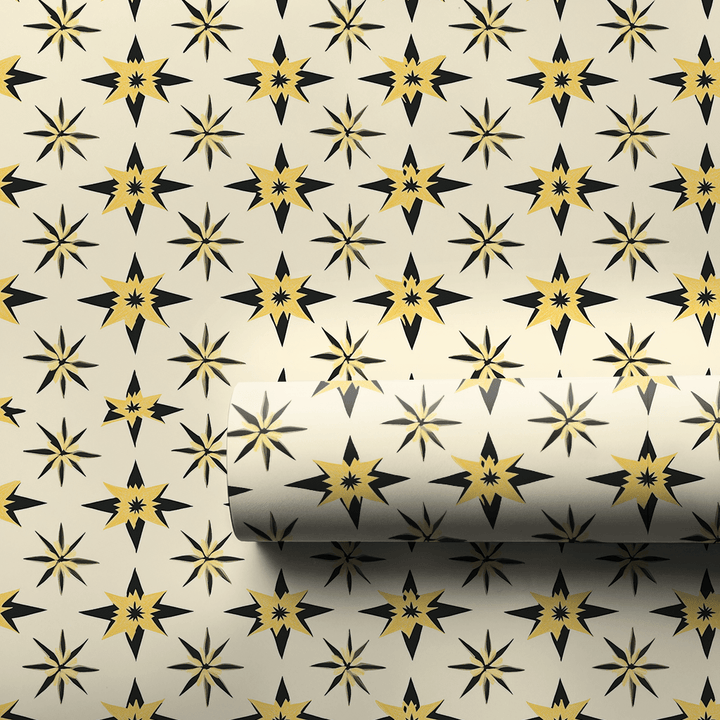 Black and Gold - Wrapping Paper - Aspen & Arlo