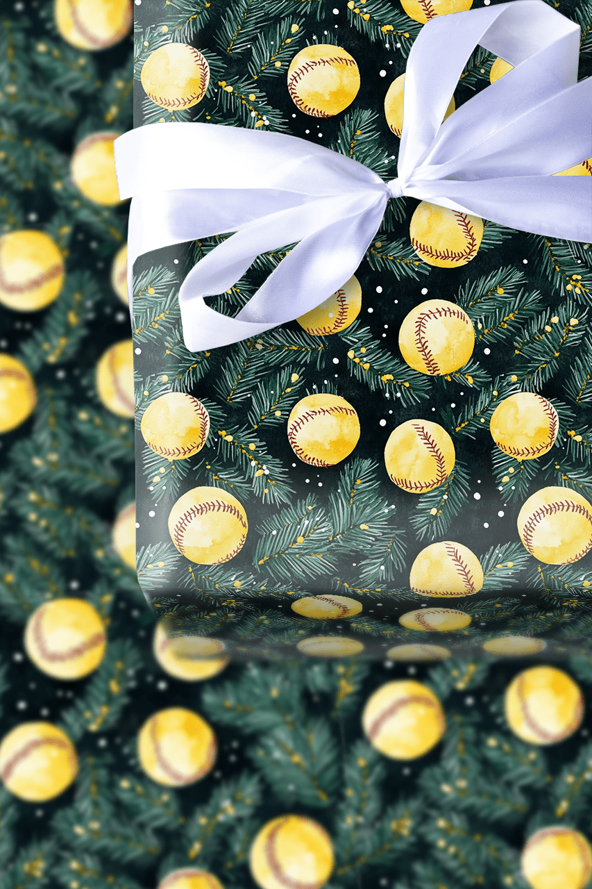 Play Ball Joy - Wrapping Paper - Aspen & Arlo