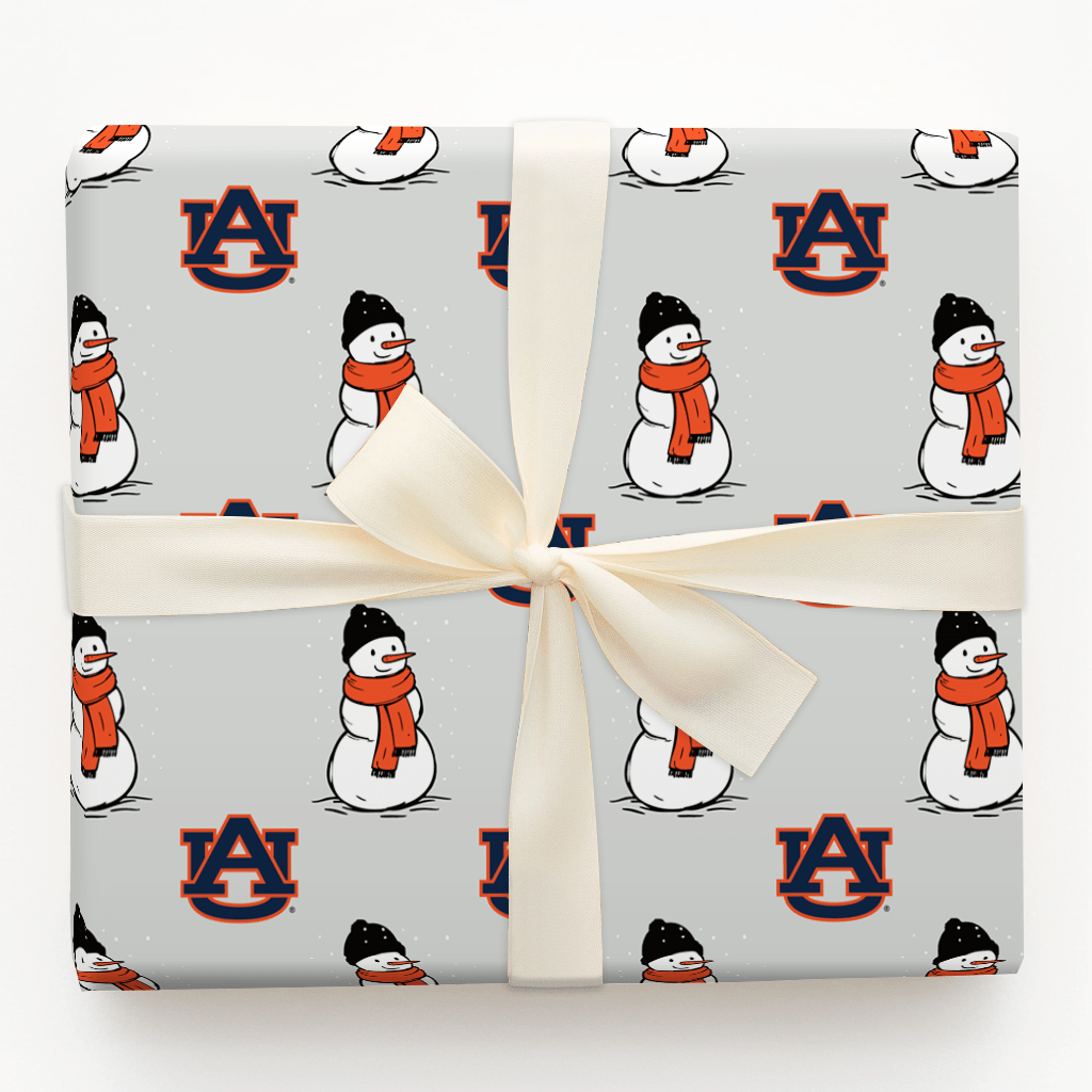 Auburn Snowman - Wrapping Paper - Aspen & Arlo