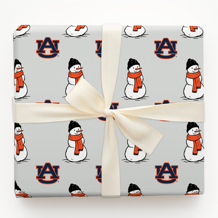 Auburn Snowman - Wrapping Paper - Aspen & Arlo