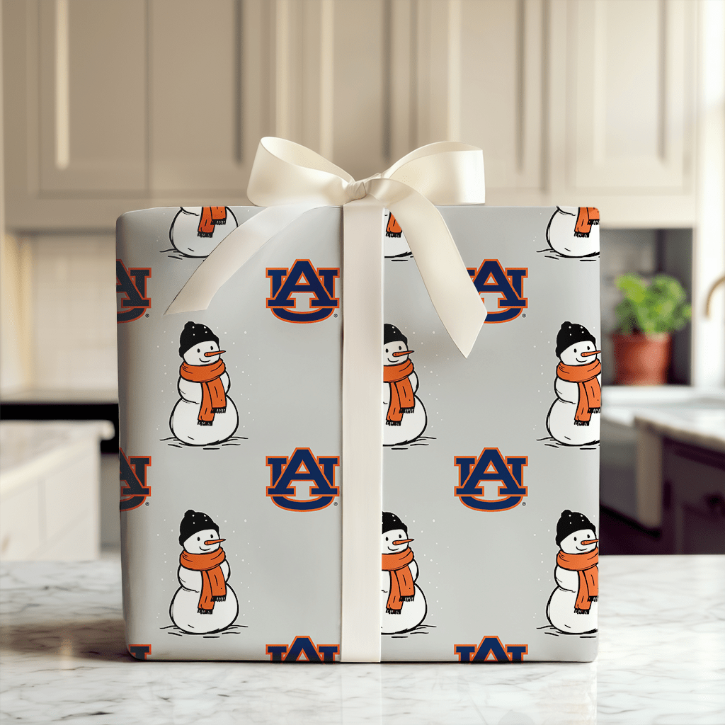 Auburn Snowman - Wrapping Paper - Aspen & Arlo