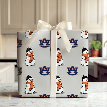 Auburn Snowman - Wrapping Paper - Aspen & Arlo