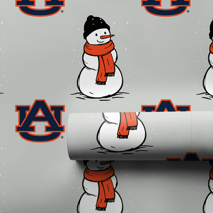 Auburn Snowman - Wrapping Paper - Aspen & Arlo