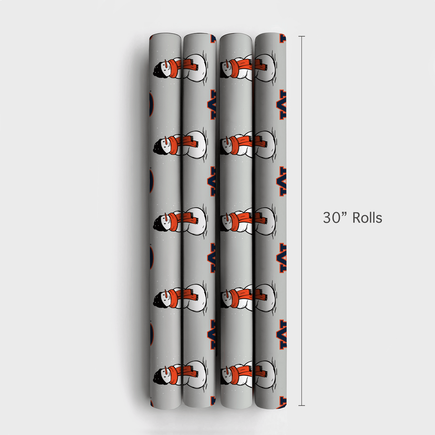 Auburn Snowman - Wrapping Paper - Aspen & Arlo