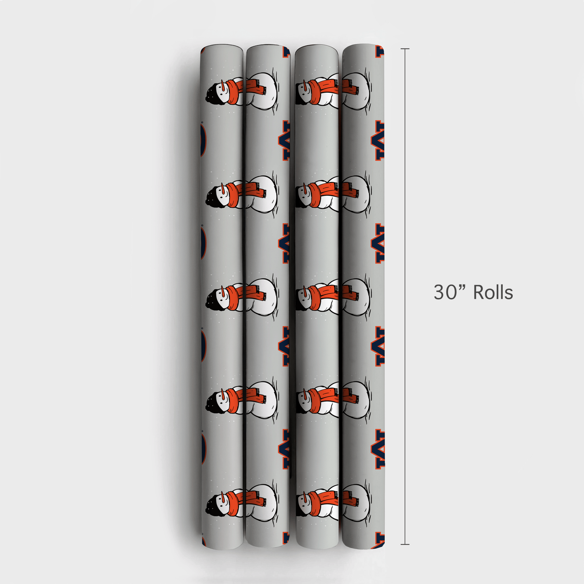 Auburn Snowman - Wrapping Paper - Aspen & Arlo