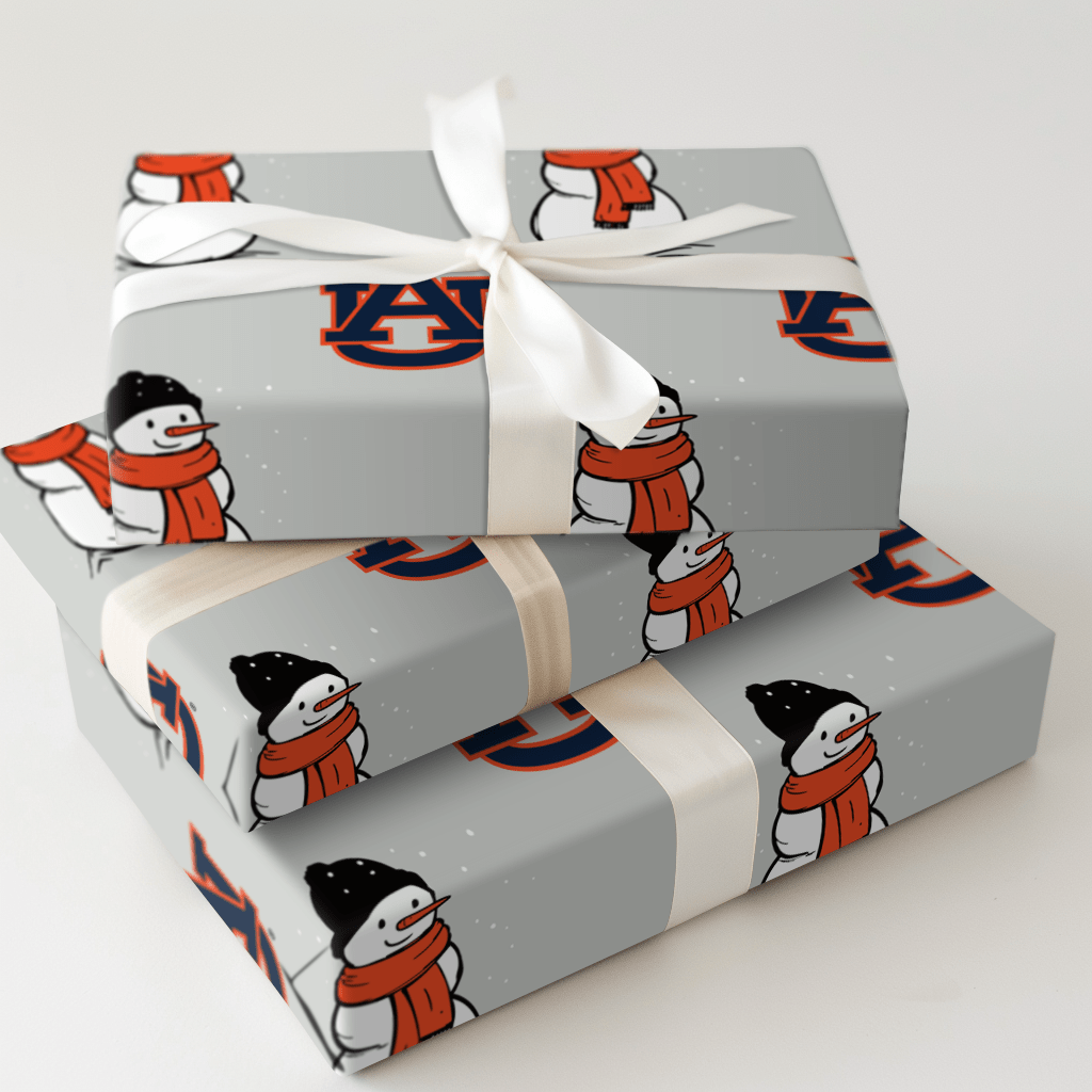 Auburn Snowman - Wrapping Paper - Aspen & Arlo