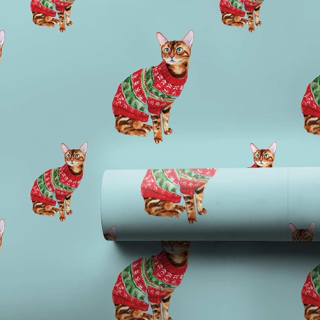 Bengal Christmas Sweater