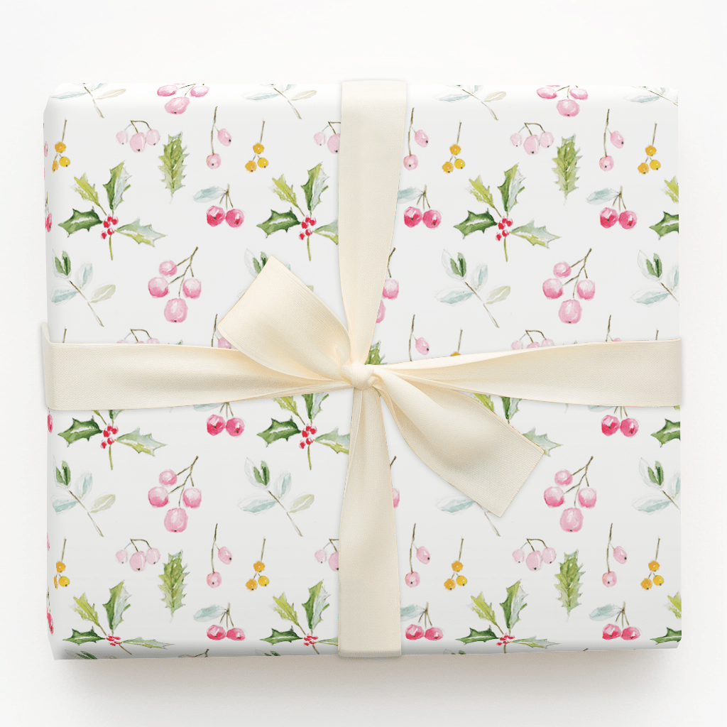 Holly & Bright - Wrapping Paper - Aspen & Arlo
