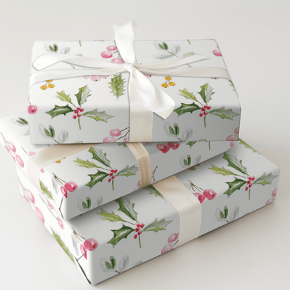Holly & Bright - Wrapping Paper - Aspen & Arlo